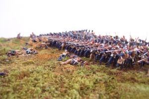 Атака Оренбургских драгун на каре французского 7-го Лёгкого полка