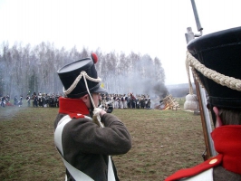 Реконструкция сражения на реке Березина Отечественной войны 1812-го года