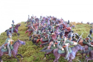 Атака Оренбургских драгун на каре французского 7-го Лёгкого полка