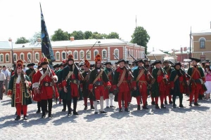 Флигель-рота участник 300-летия Полтавской битвы