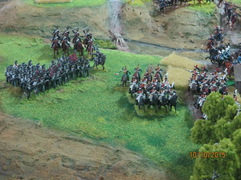 3-й польский полк начал отступление по открытому пространству к своим главным силам