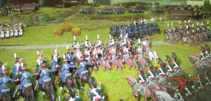 Выдвинувшиеся вперёд кавалерийские части резервных корпусов