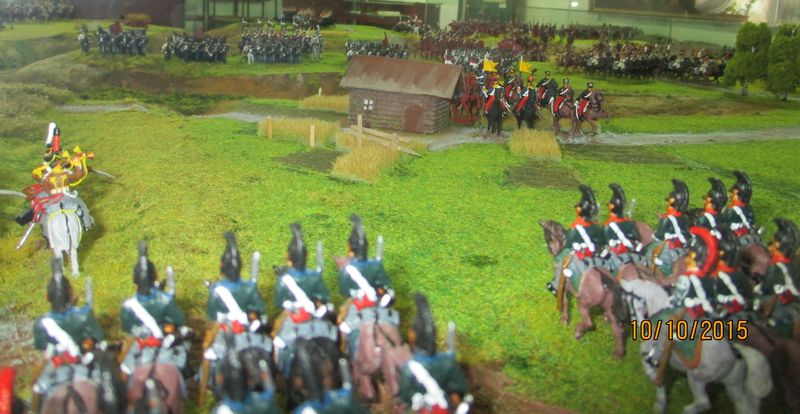 Выдвинувшиеся вперёд кавалерийские части резервных корпусов